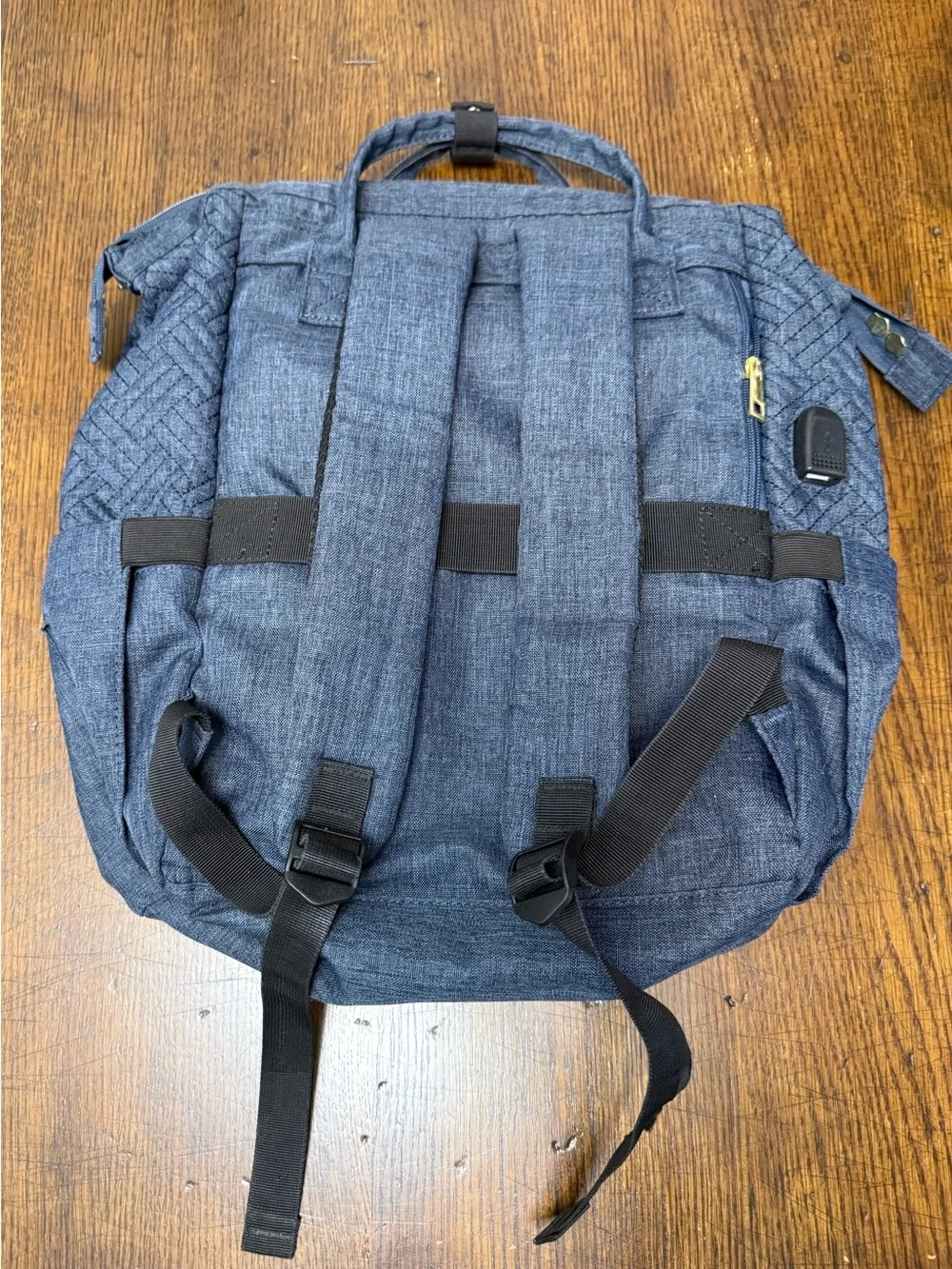Lovevook Viola Ⅱ Laptop Backpack with Separate Laptop Compartment | Quilted Navy